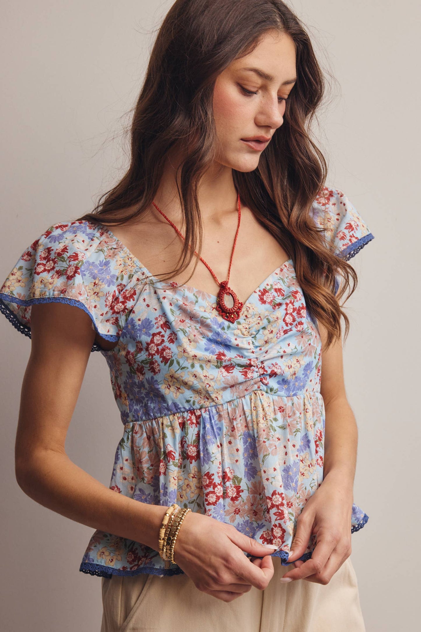 Garden Pleched Top