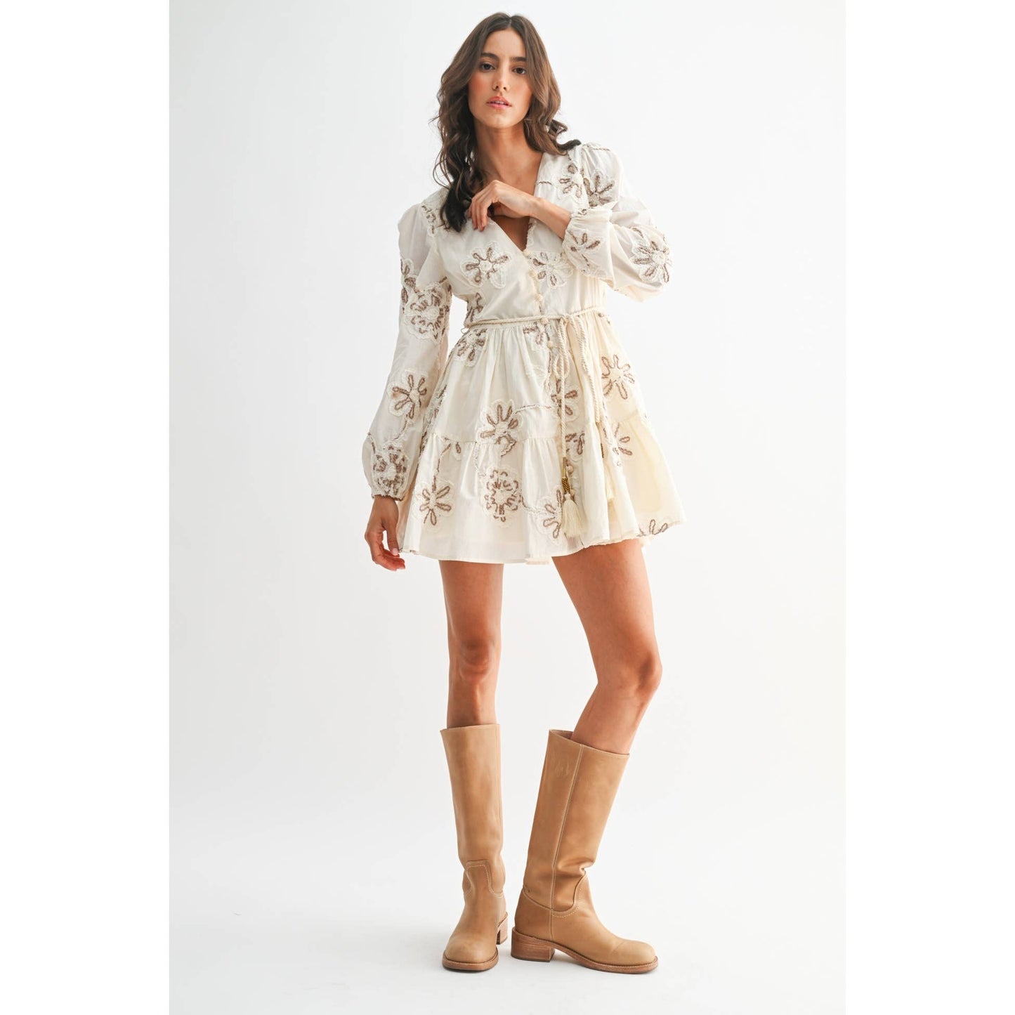 Embroidered Elegance Mini