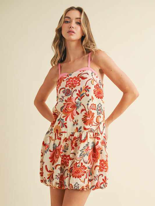 Cream Blossom Dress