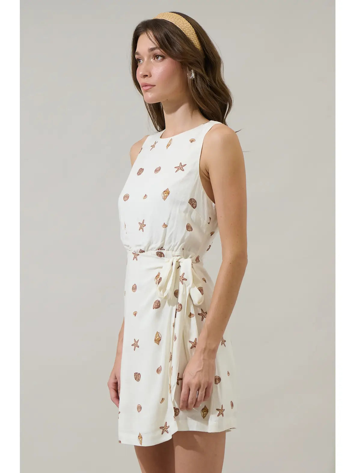 Cerise Shells Janis Wrap Dress