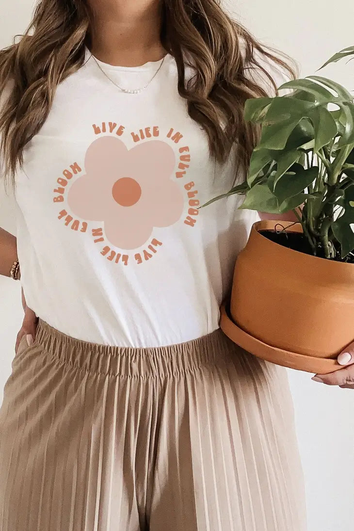 Life in Full Bloom tee