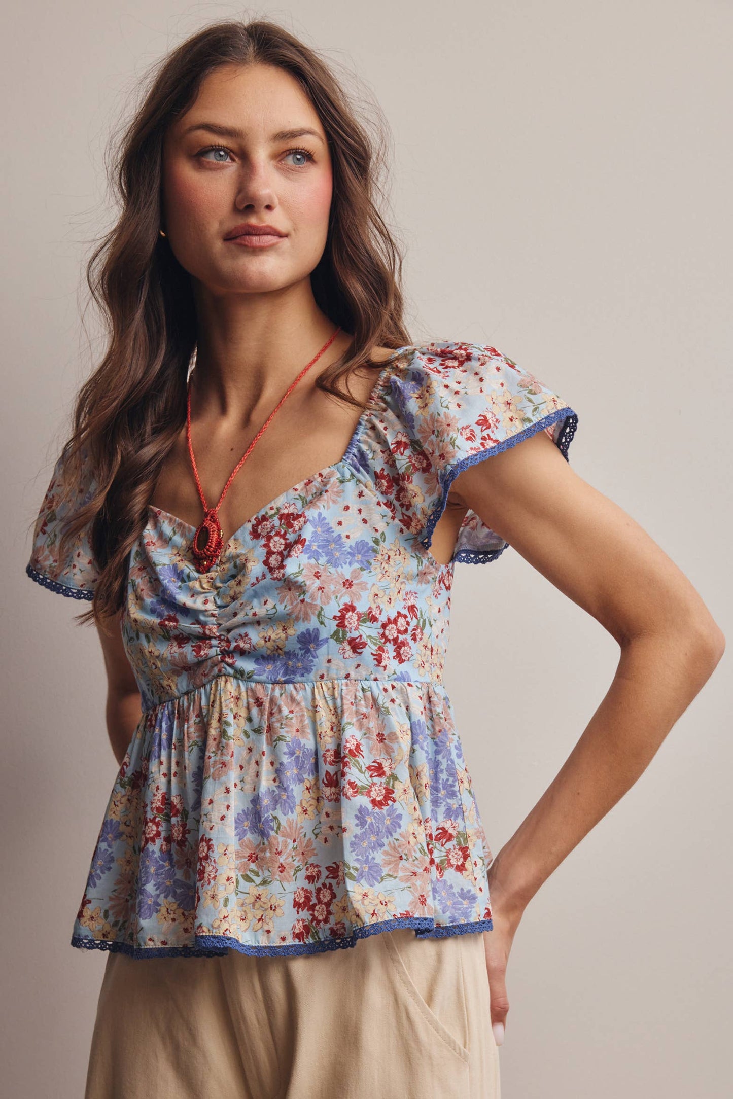 Garden Pleched Top