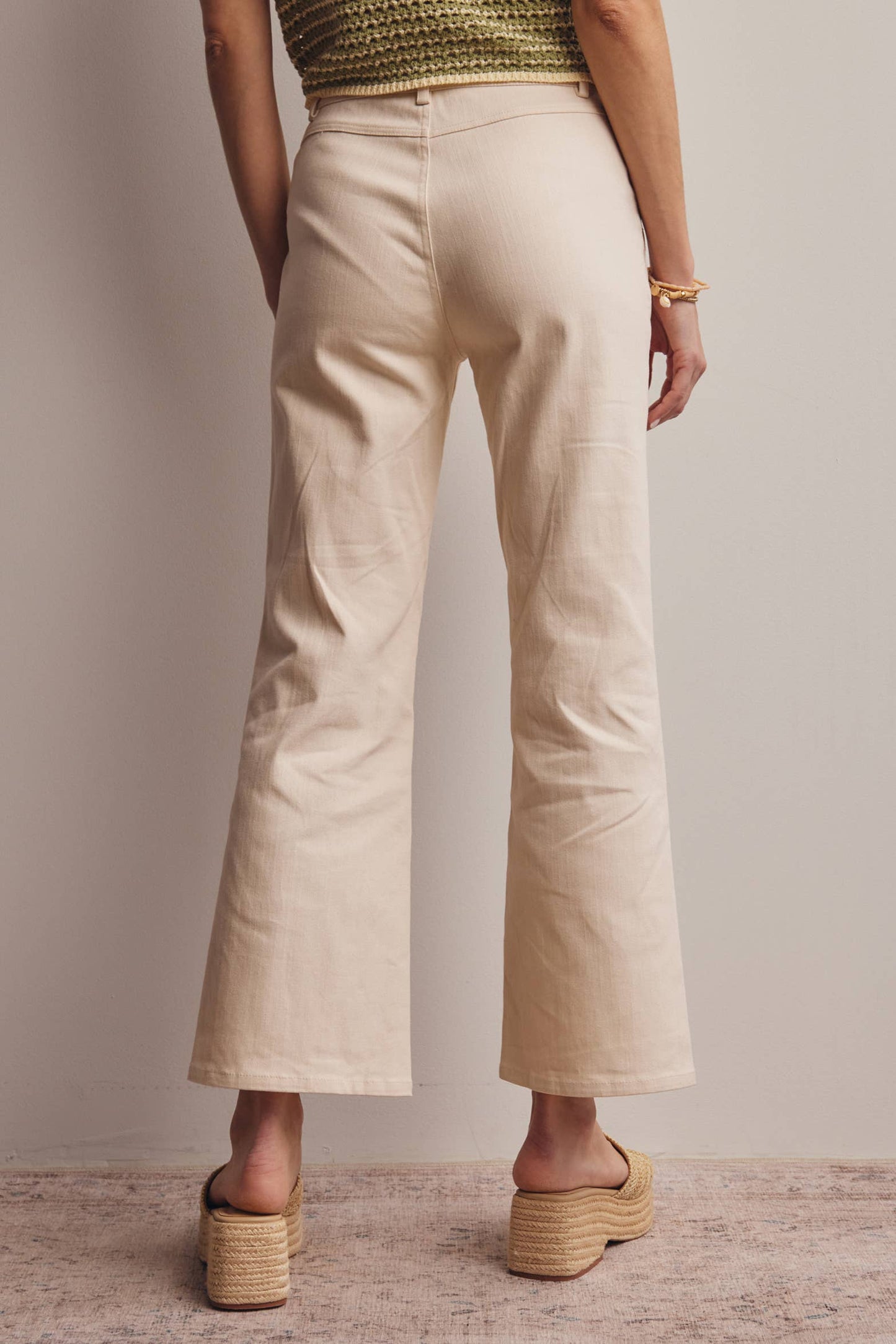 Twill Straight Pants