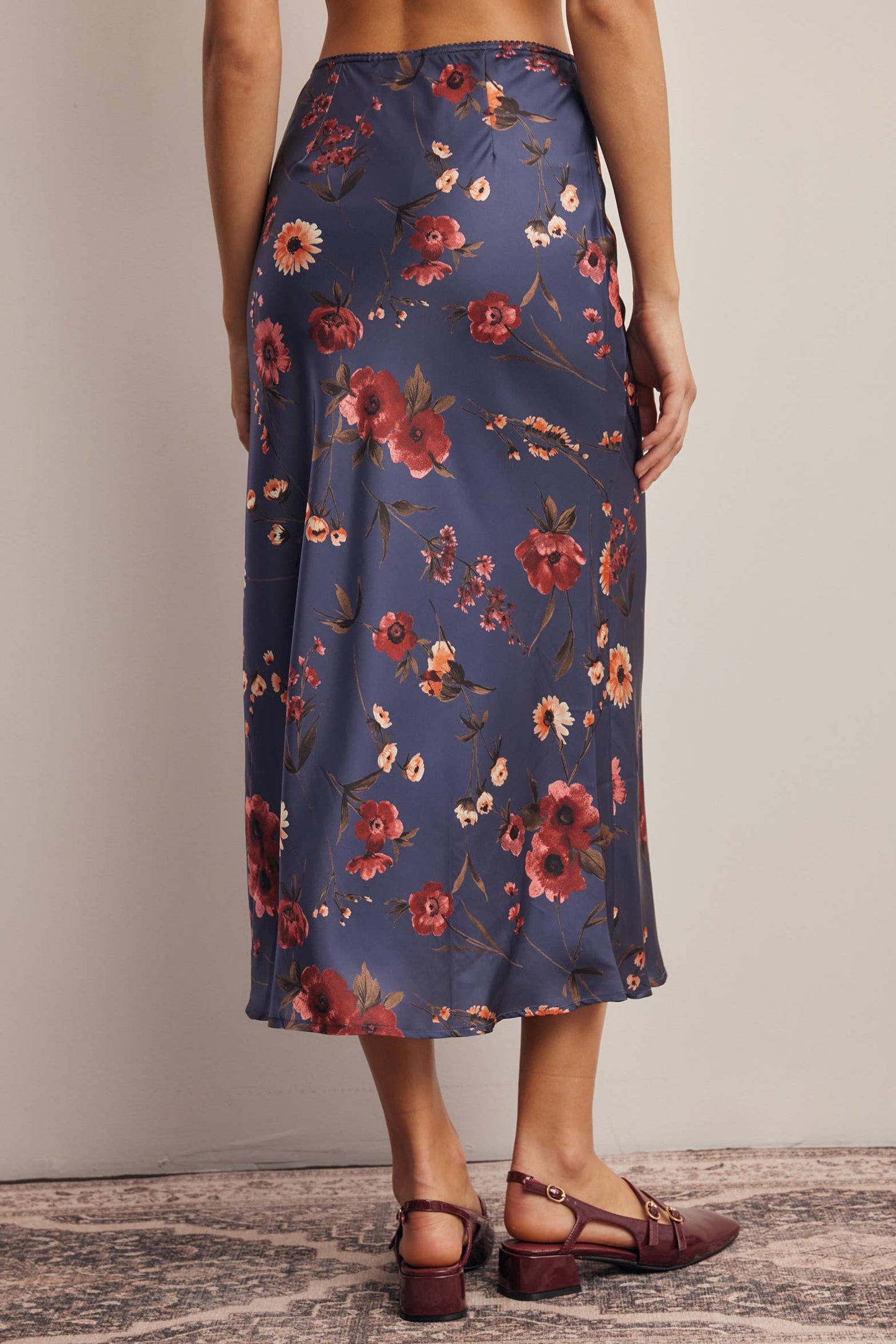 Bloom Satin Skirt