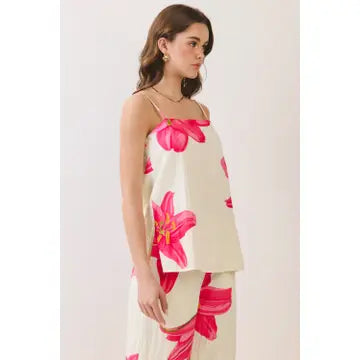 Cream Garden Cami