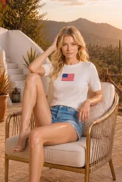 All-American Knit Top