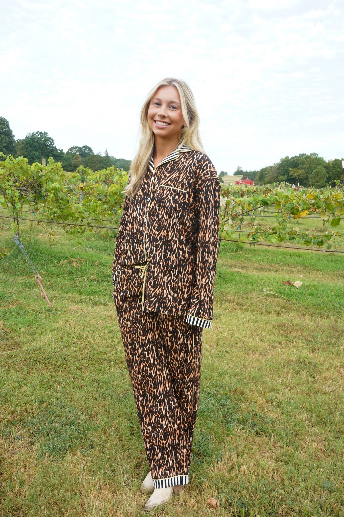 Luxe Leopard Pajama Set