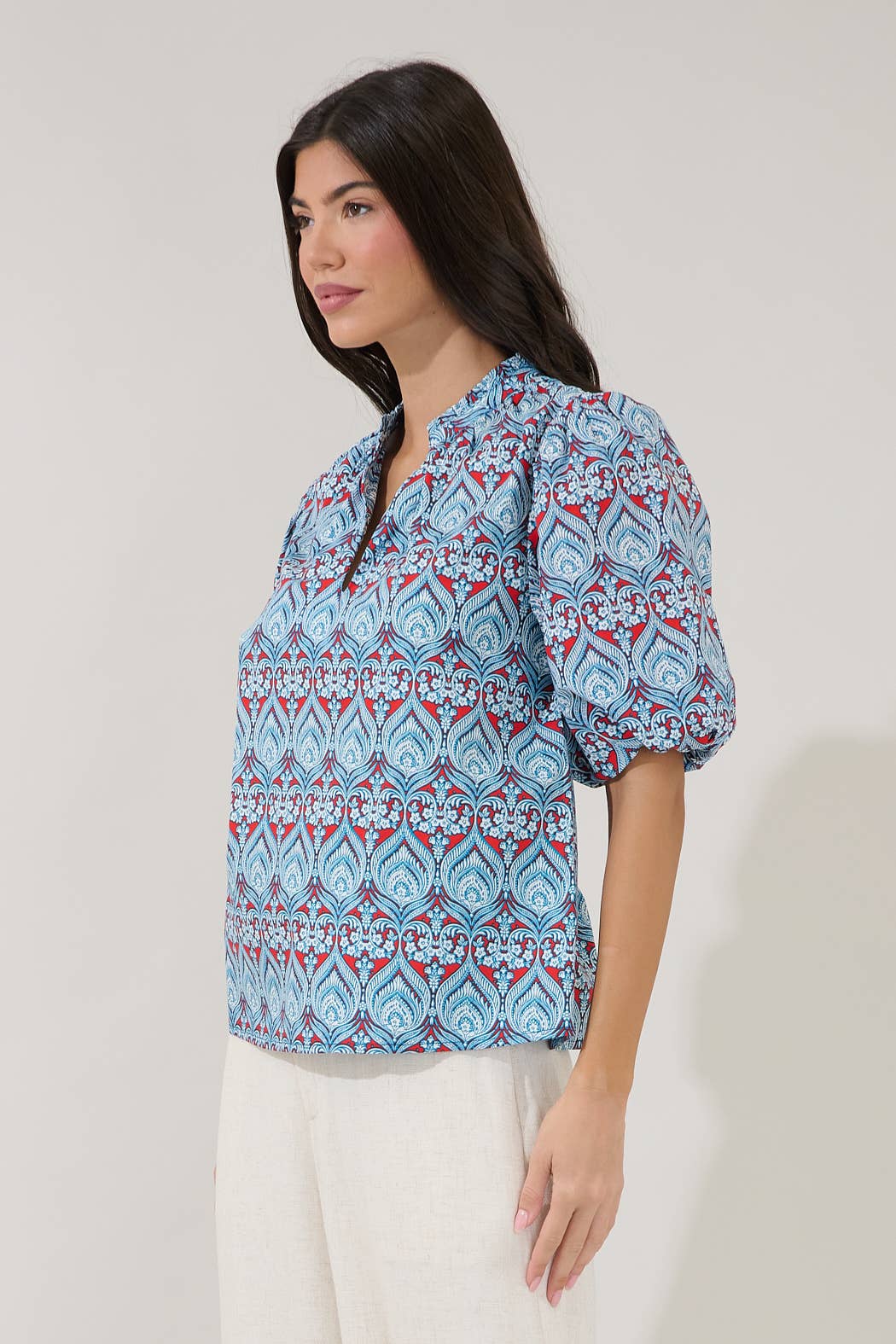Blue coastal Top