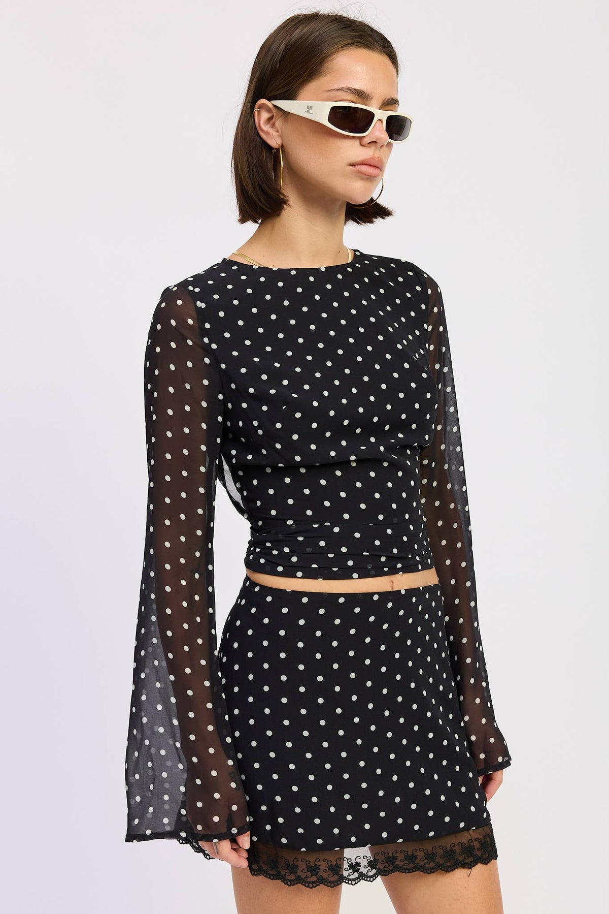 Spotted Sweetheart Top