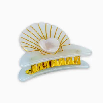 Beach Mermaid Seashell Hair Claw Clip