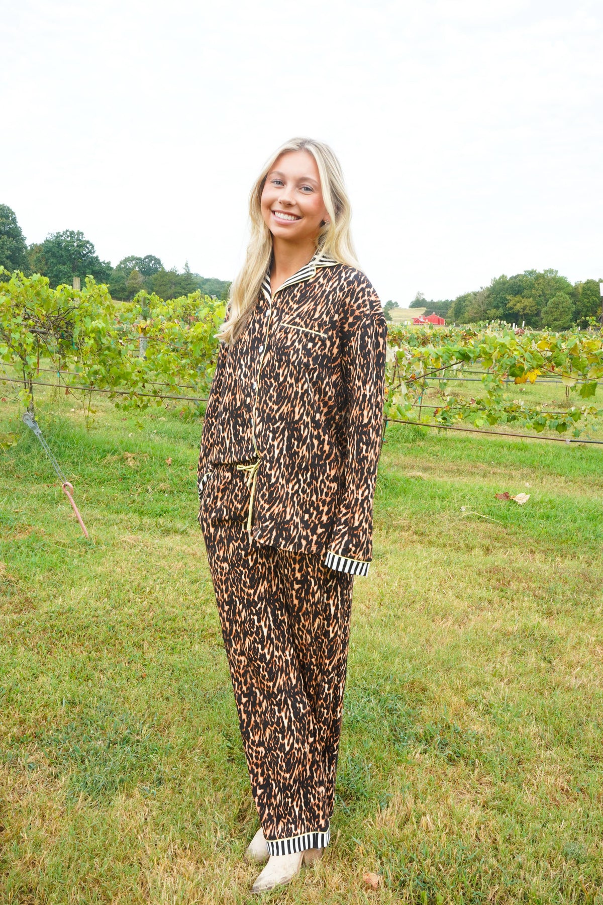 Luxe Leopard Pajama Set