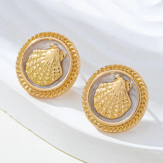 Shell Stud Earrings