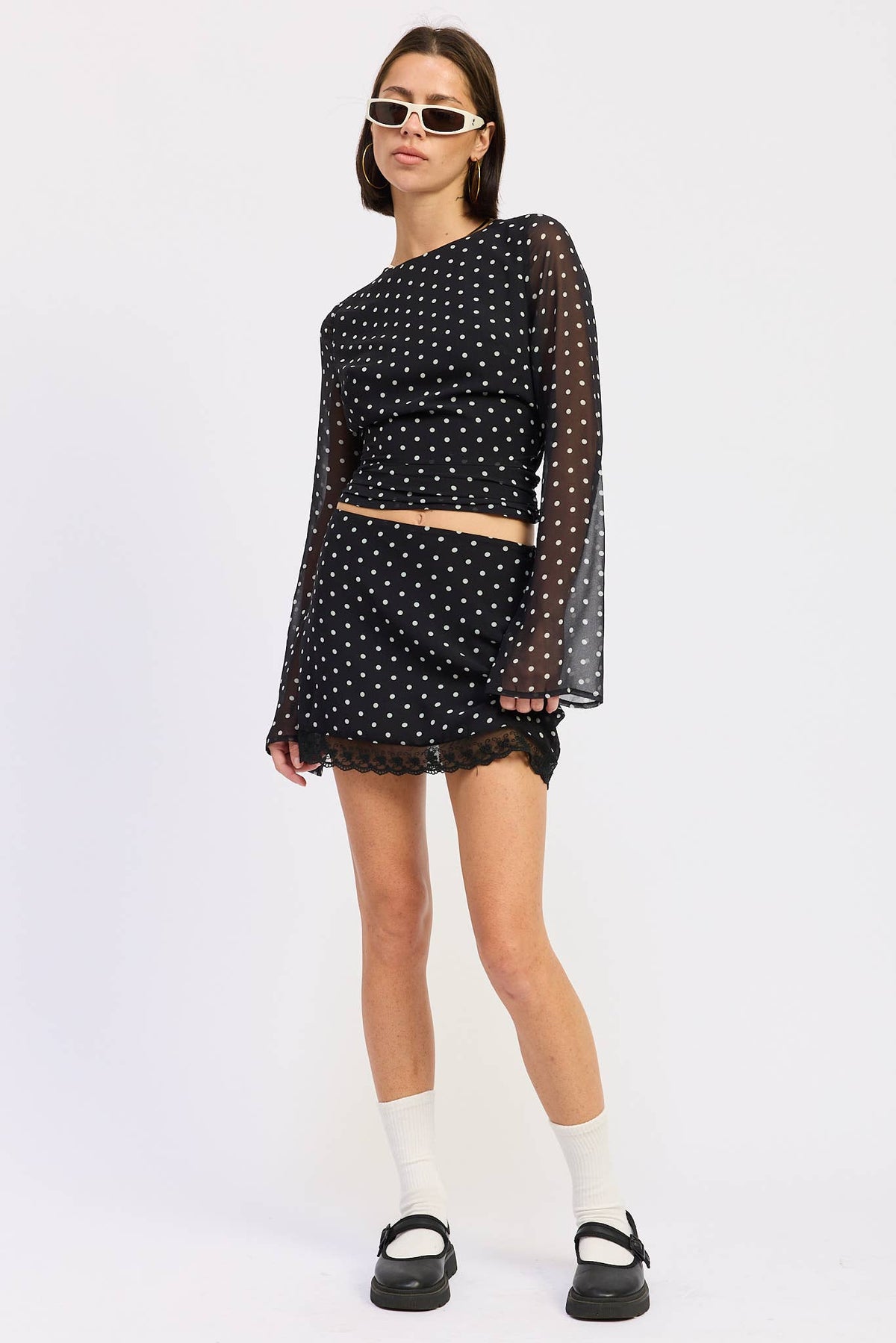 Spotted Sweetheart Top