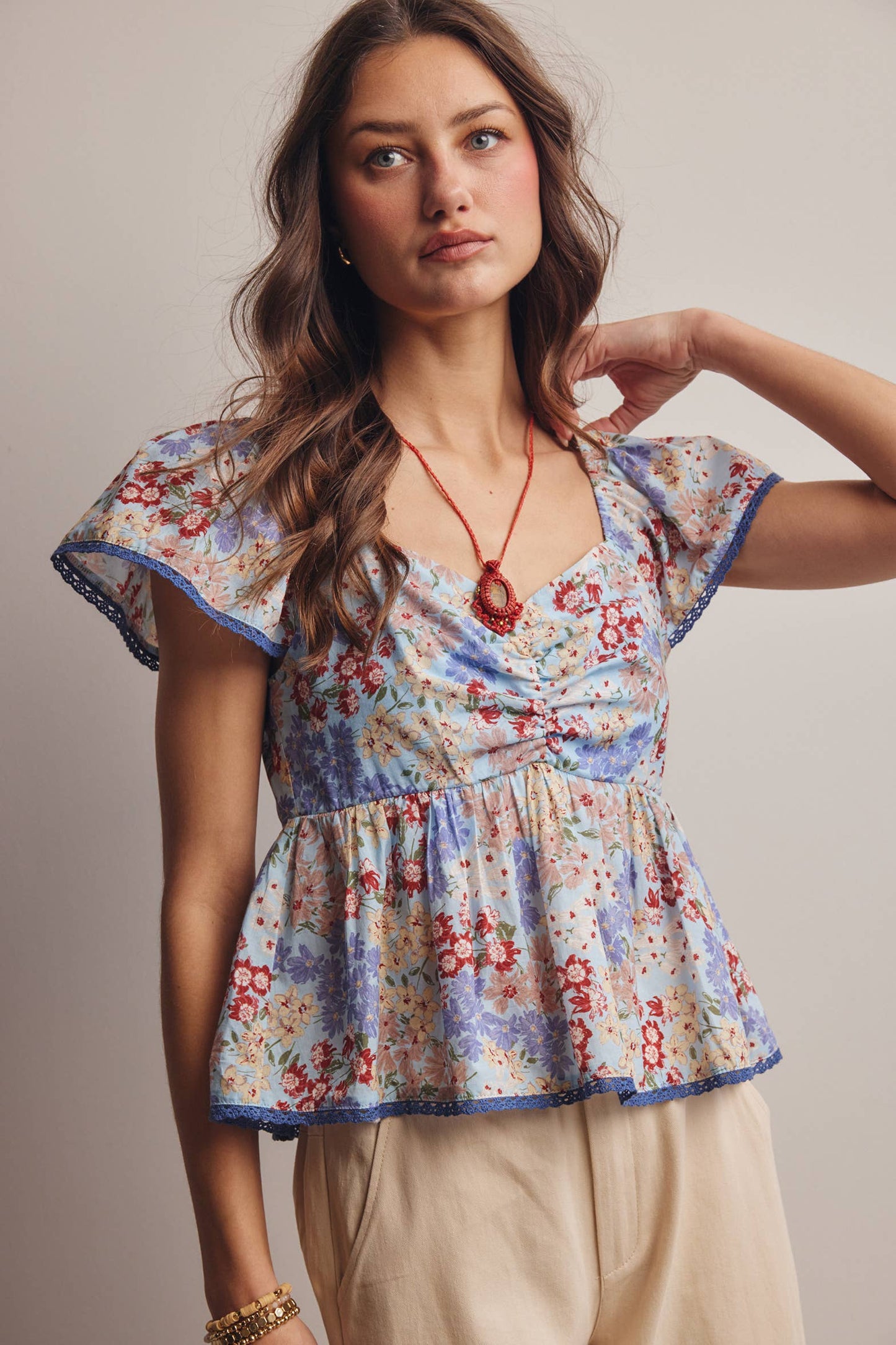 Garden Pleched Top
