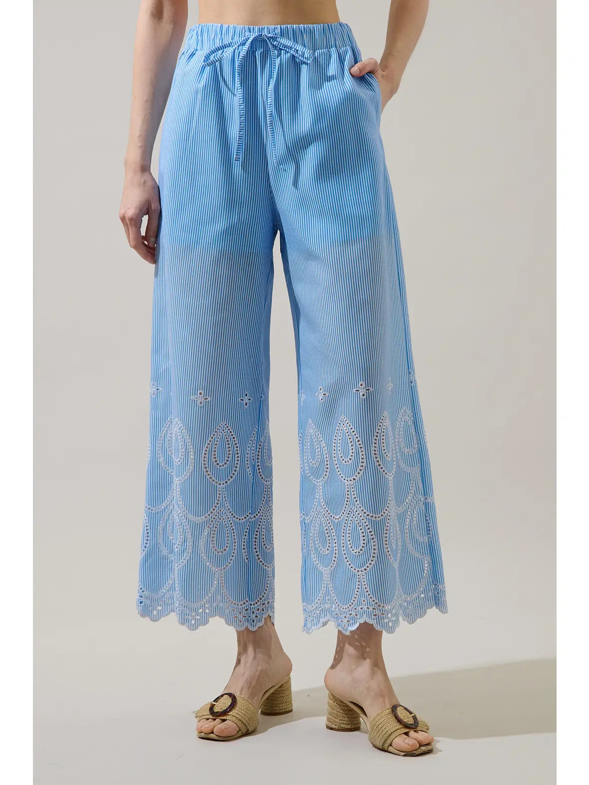 Seabreeze Eyelet Pants