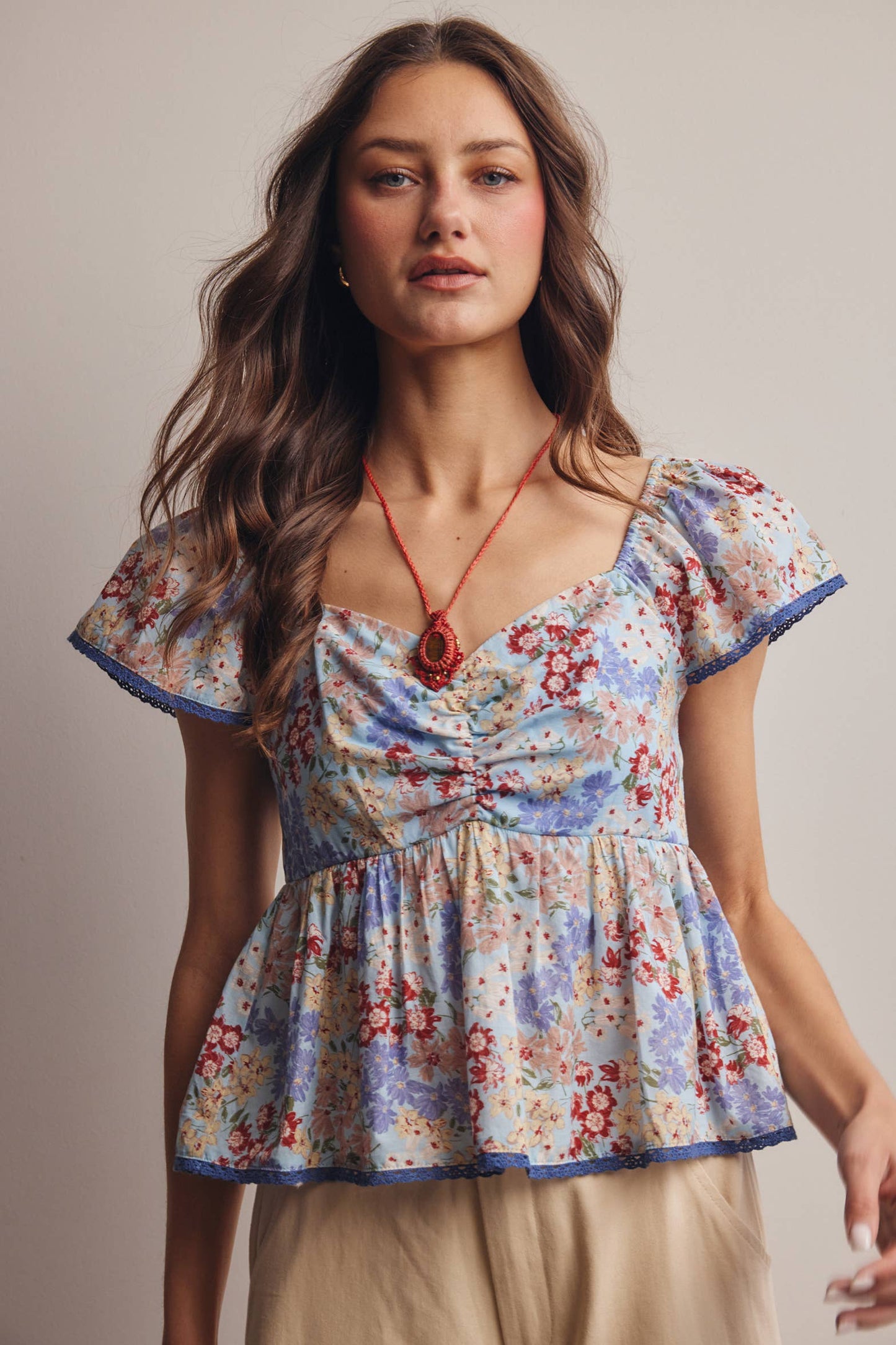 Garden Pleched Top