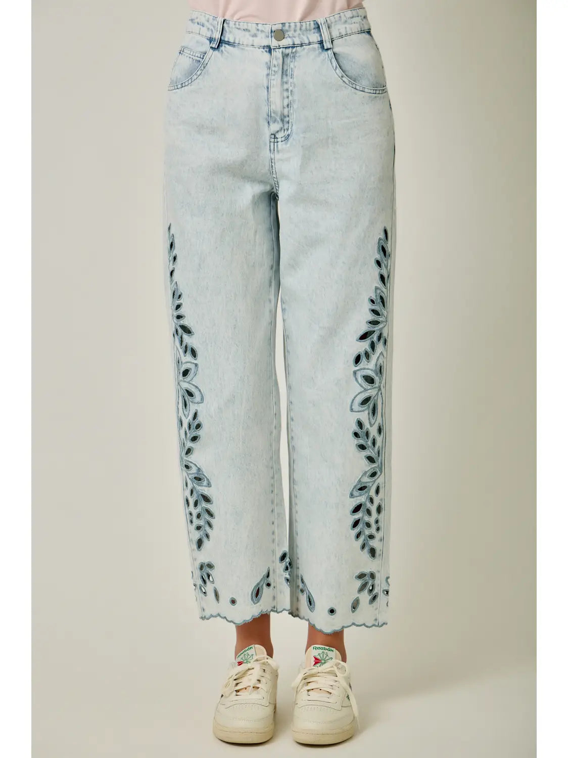 Eyelet Jeans