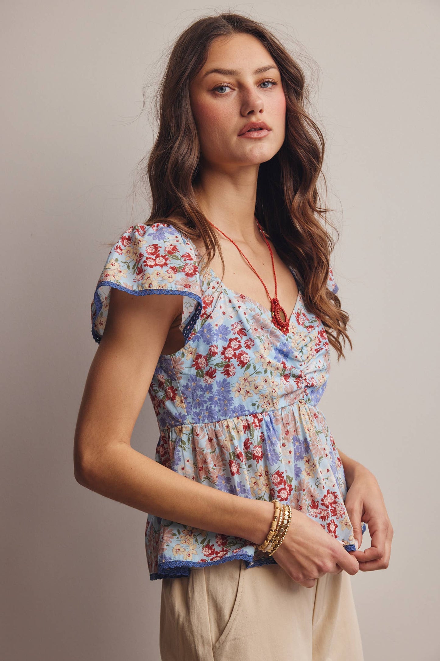 Garden Pleched Top