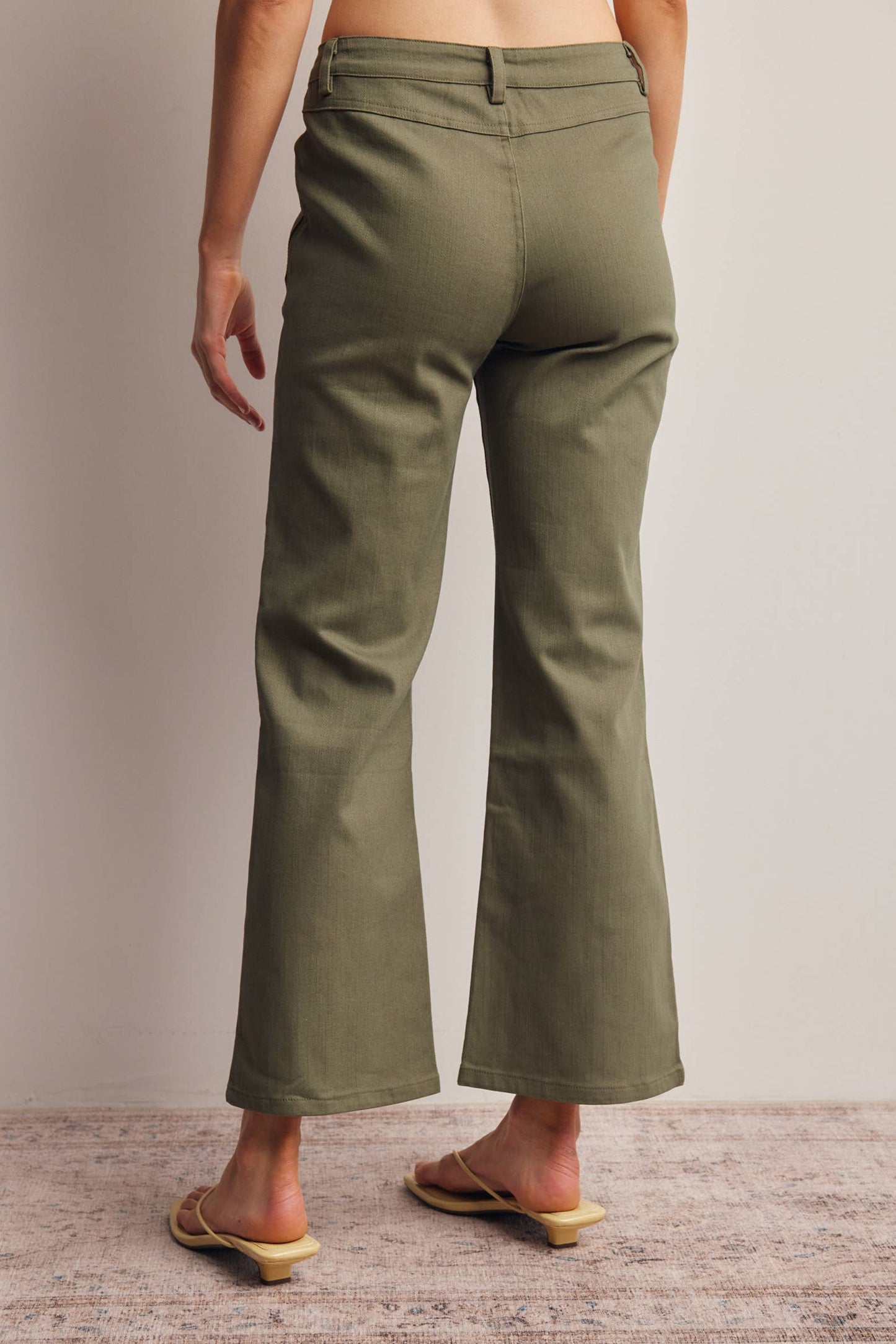 Twill Straight Pants