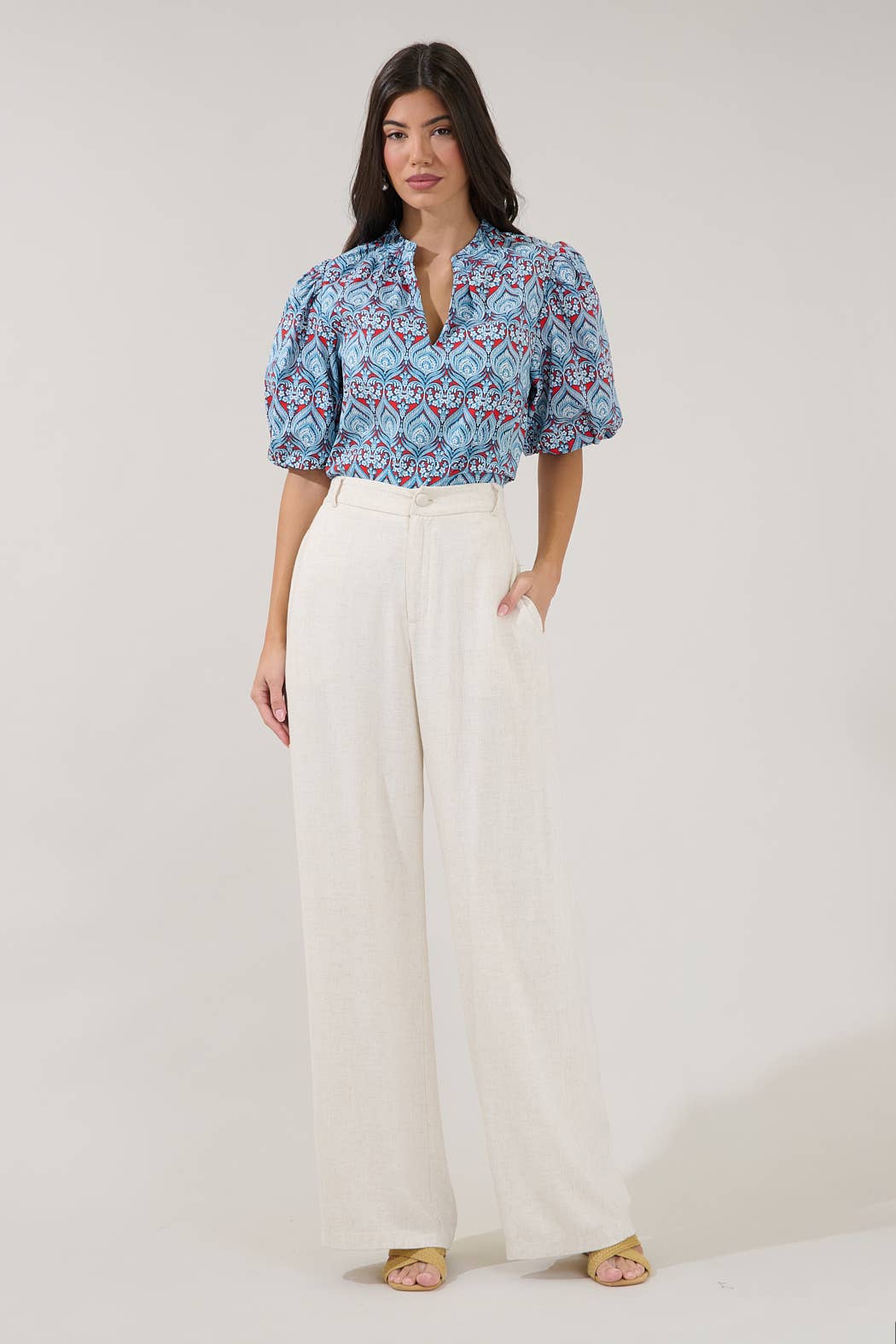Blue coastal Top