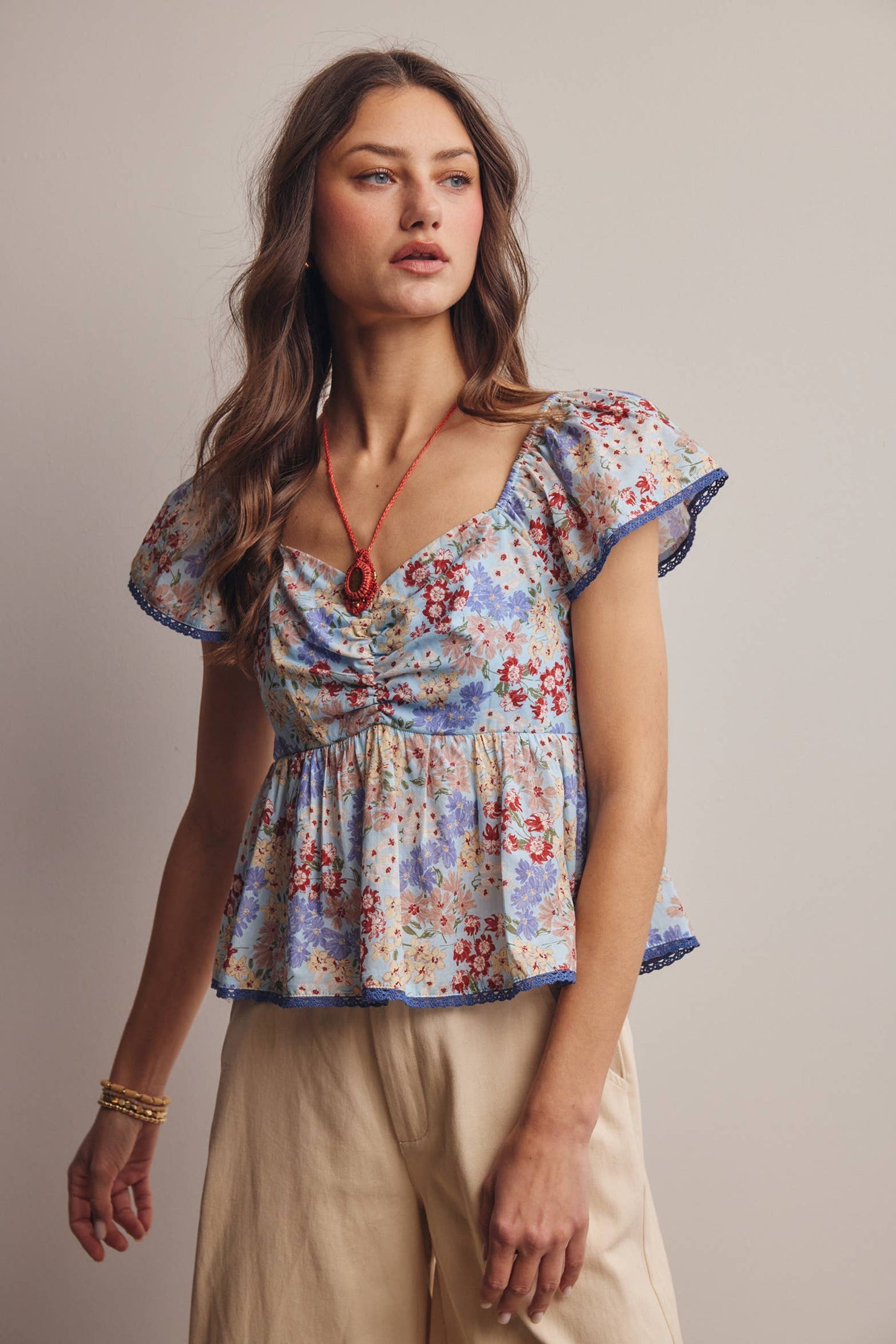 Garden Pleched Top
