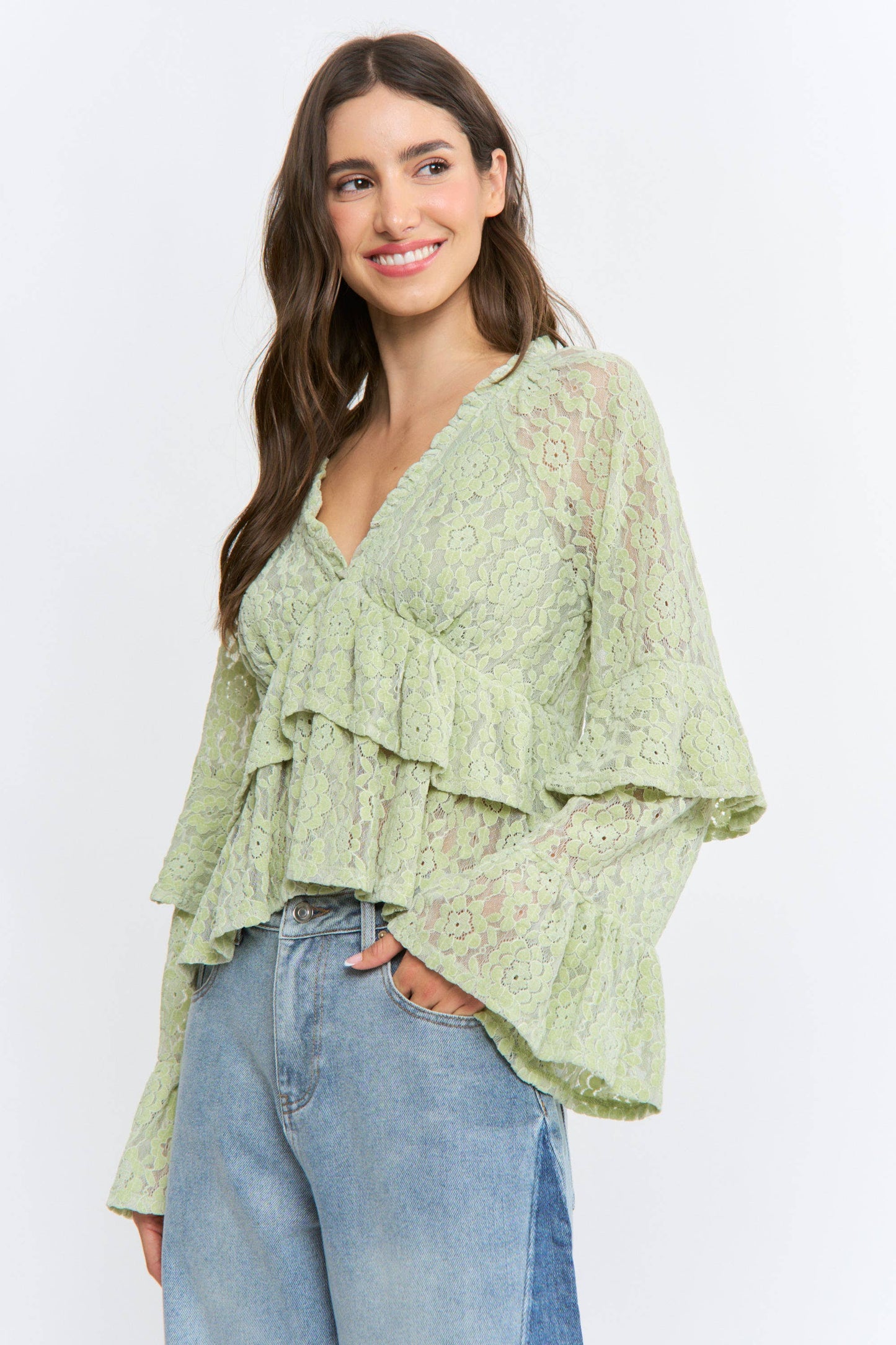 Lace Whisper Blouse