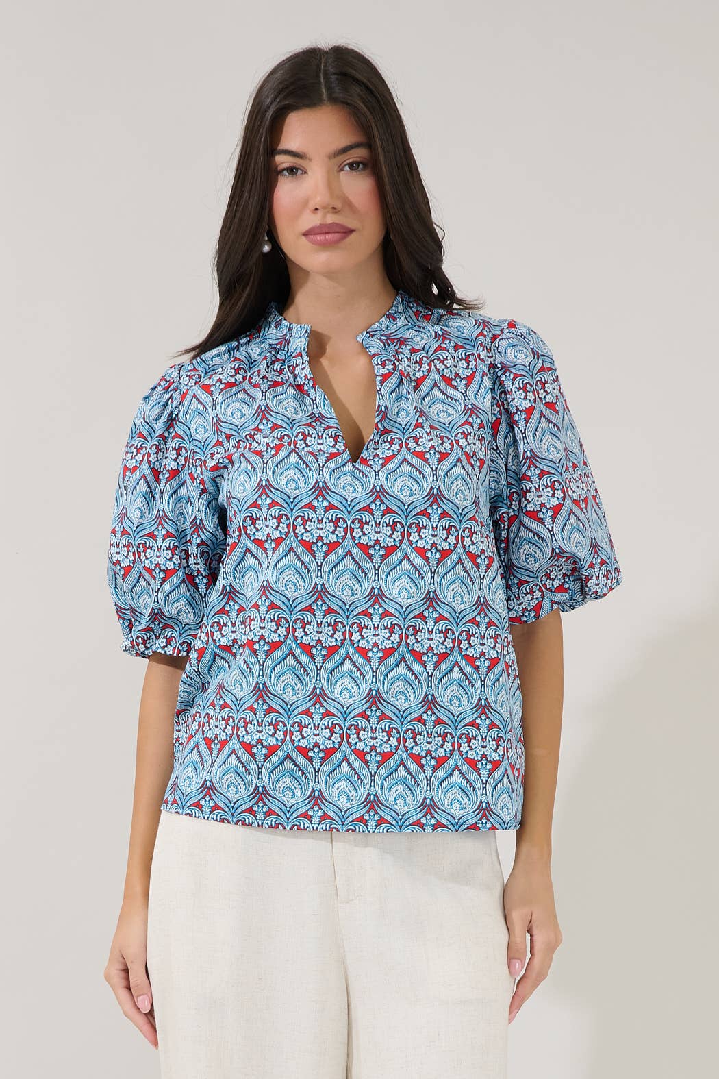 Blue coastal Top