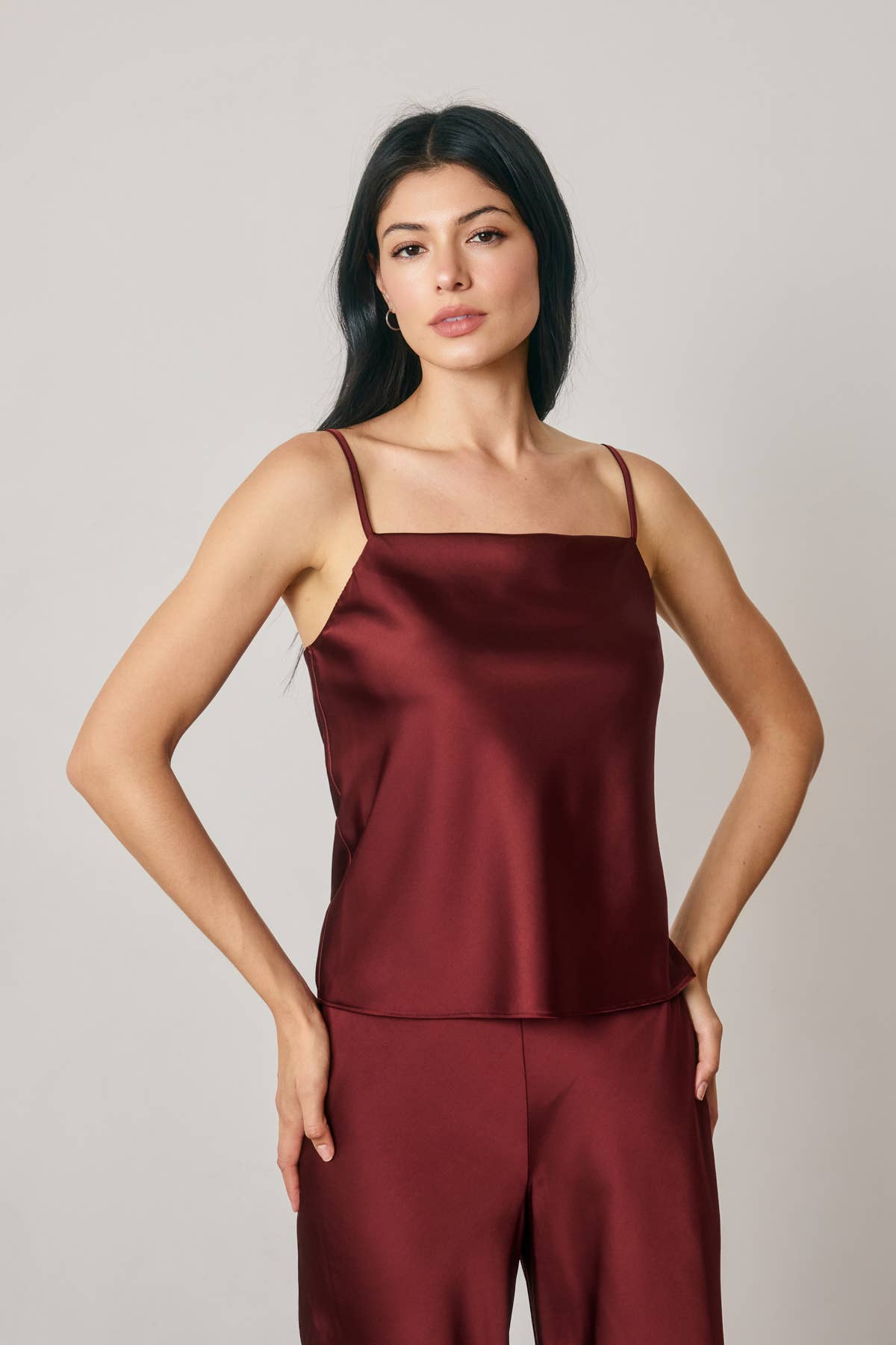 The Sienna Satin Cami