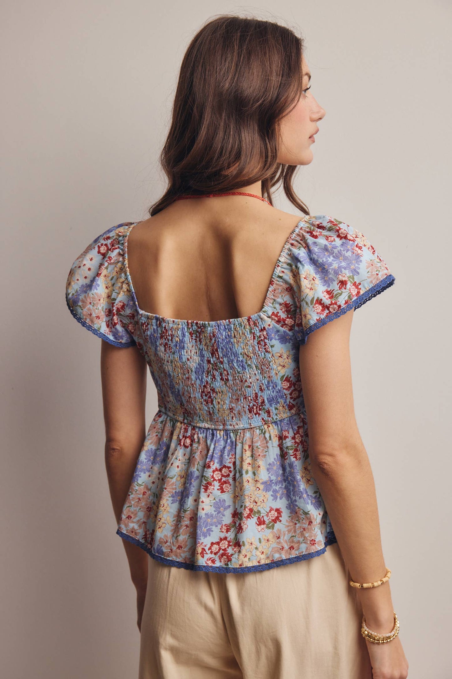 Garden Pleched Top