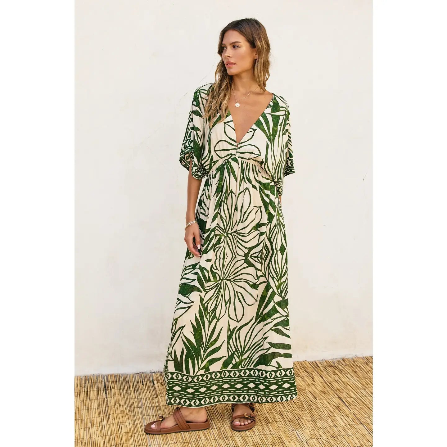 Sage Chic Maxi Dress