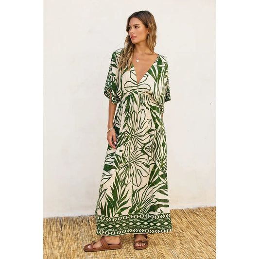 Sage Chic Maxi Dress
