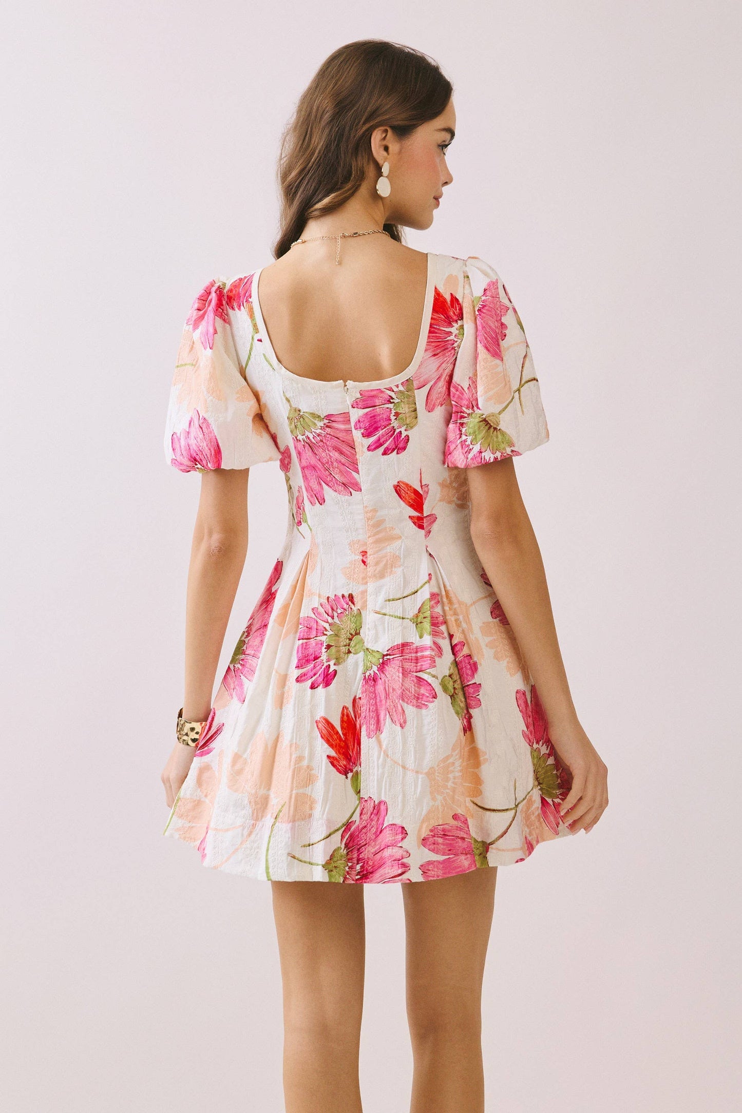 Floral Flare Mini Dress