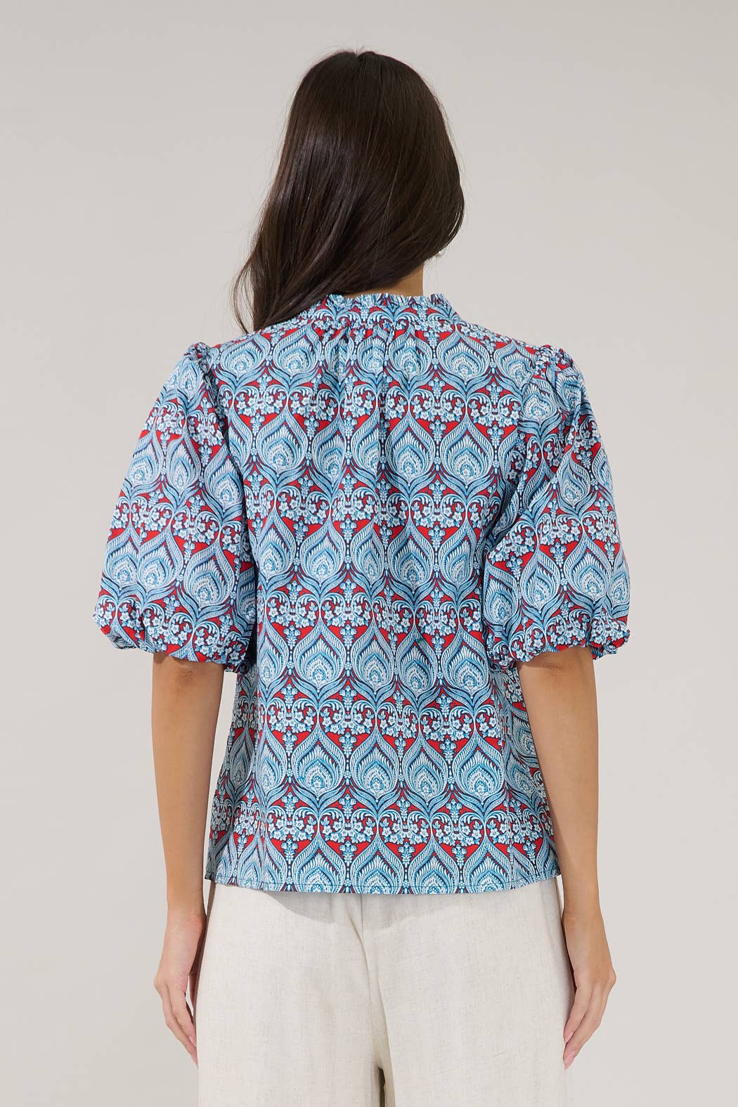 Blue coastal Top