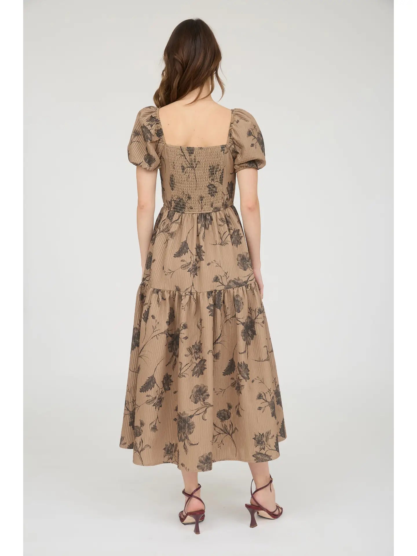 Khaki Sweetheart Dress