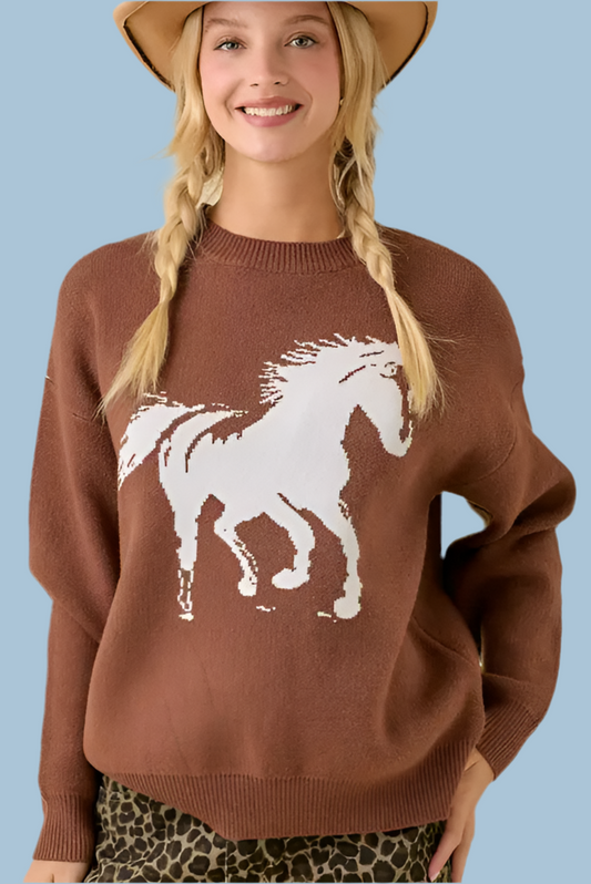 Horse Sweater Knit