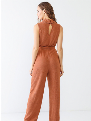 Winter Cozy Turtle Neck Jumpsuit