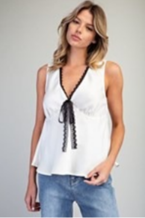 Satin Romance Top