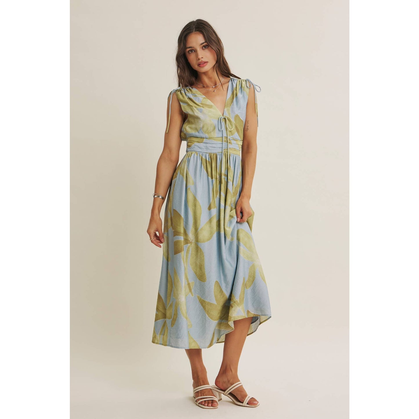 Sunset Oasis Midi Dress