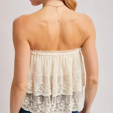 Darling Lace Tube Top