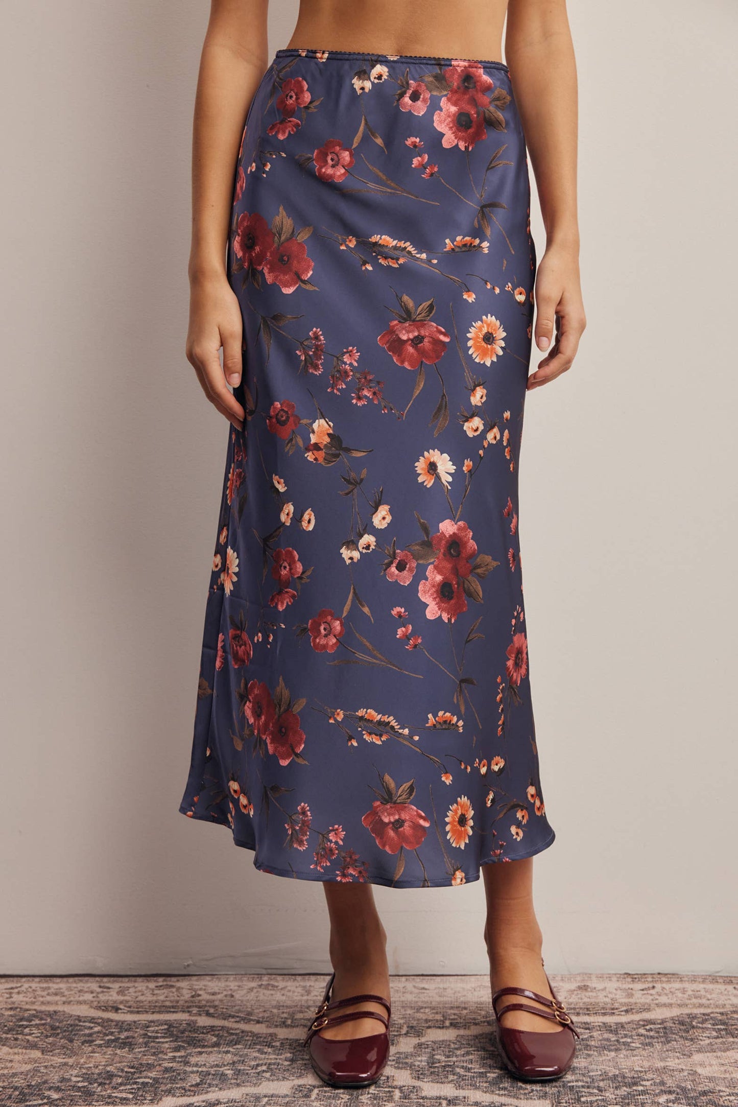 Bloom Satin Skirt