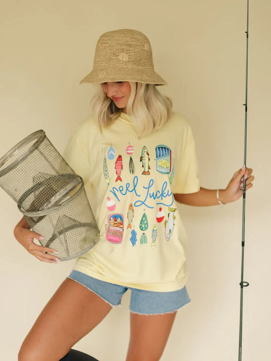 Reel Lucky Graphic Tee