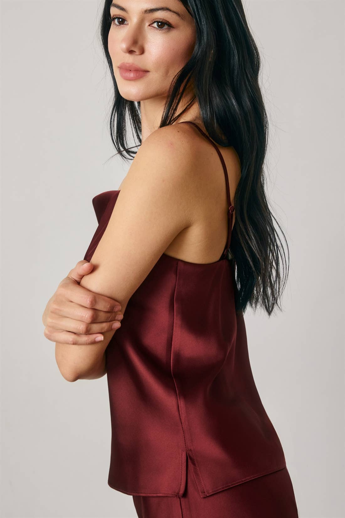 The Sienna Satin Cami