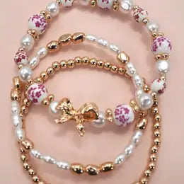 Ceramic Bow Bracelet