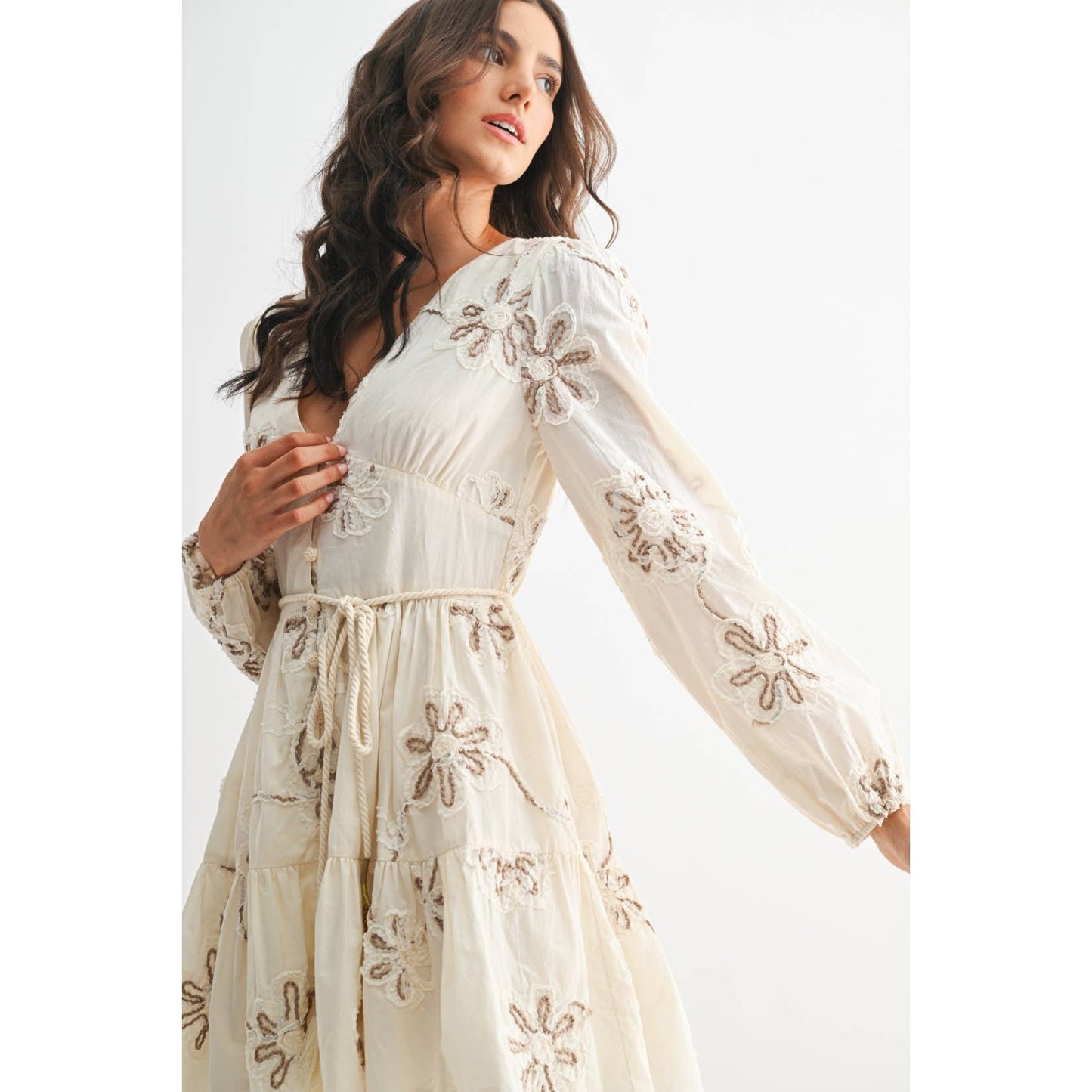 Embroidered Elegance Mini