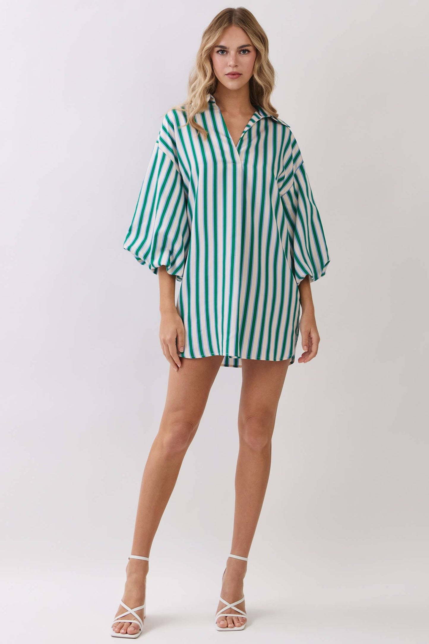 Green Balloon Dress
