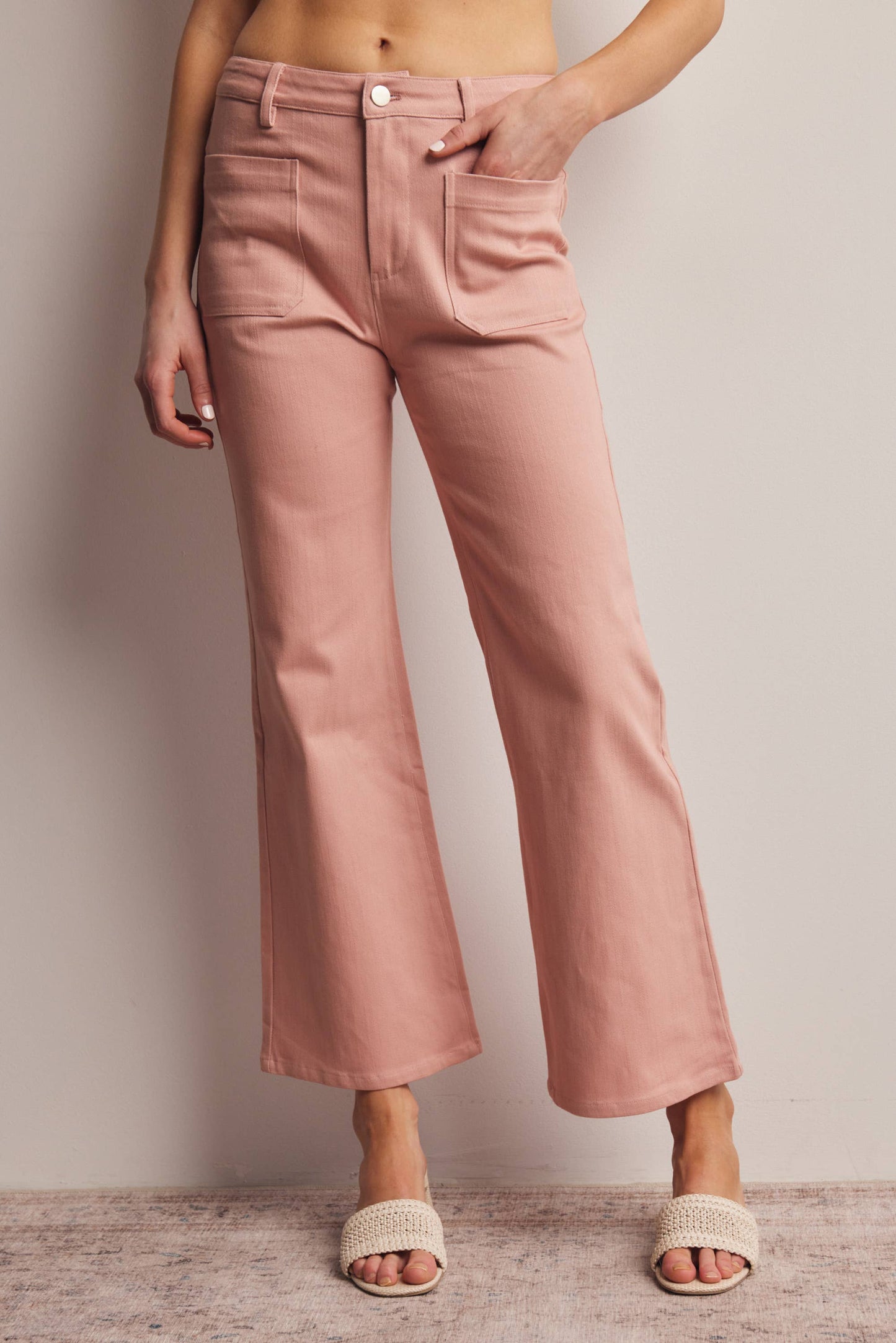 Twill Straight Pants