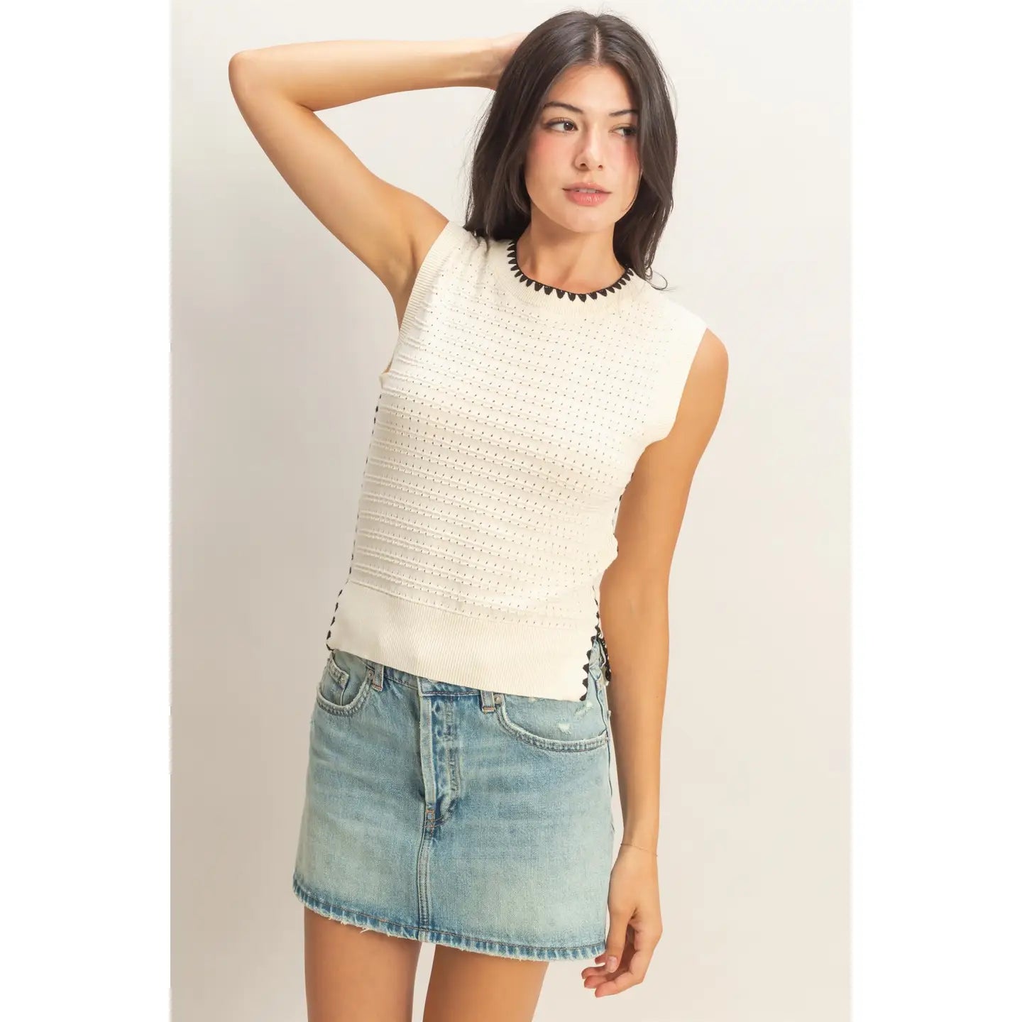 Coastal Eyelet Knit