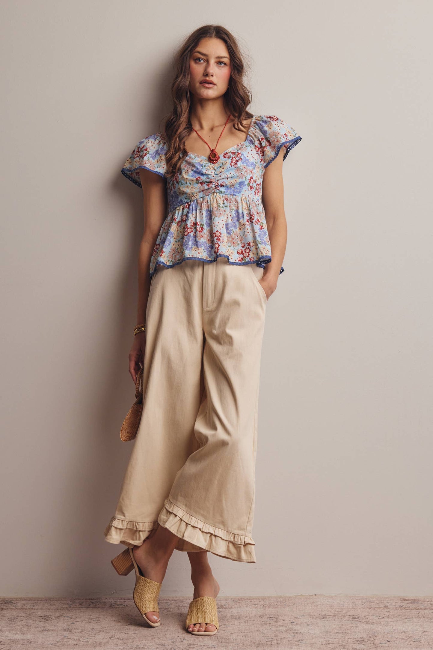 Garden Pleched Top