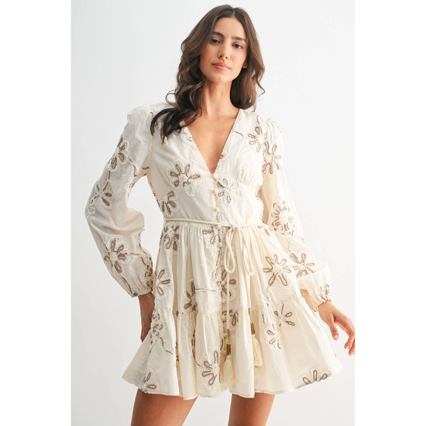 Embroidered Elegance Mini