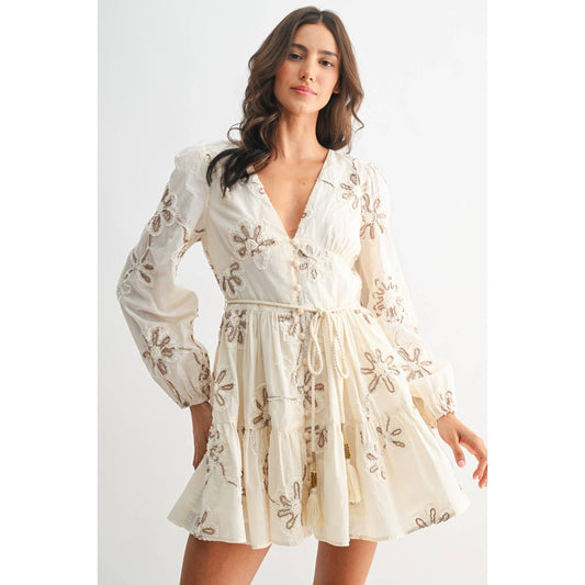 Embroidered Elegance Mini